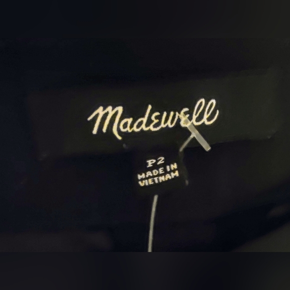 COPY - NWT Madewell The Petite Fairbanks Pant, 2P in True Black - Picture 11 of 12